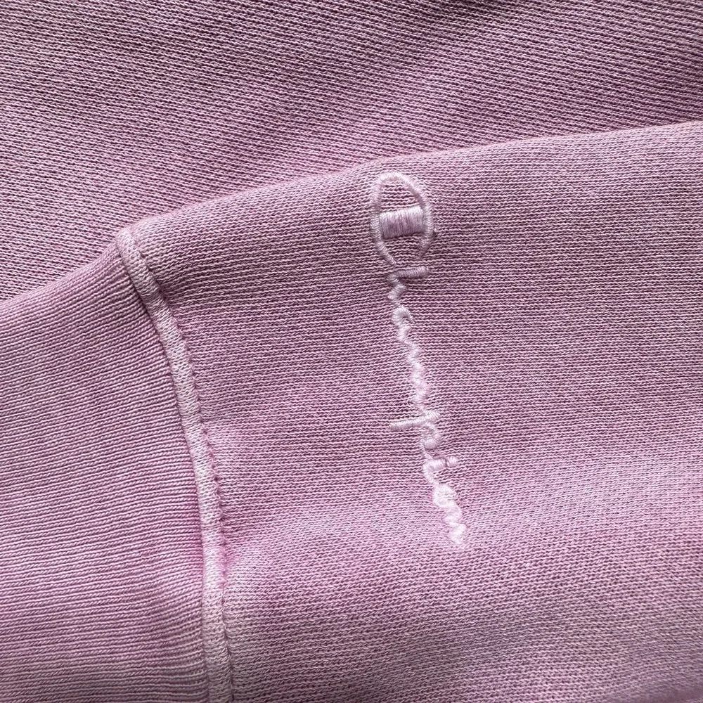 NWT Champion Hoodie Women Medium Mauve Pink  Pullover Cropped‎ Hooded Y2K 90's - Picture 9 of 11